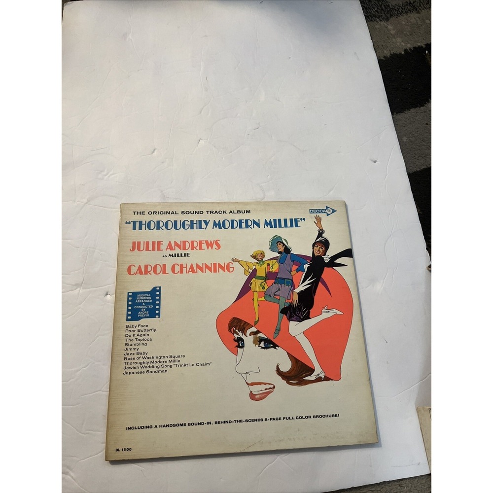 Vintage Vinyl LP Thoroughly Modern Millie (The Original Sound Track Album) 1967